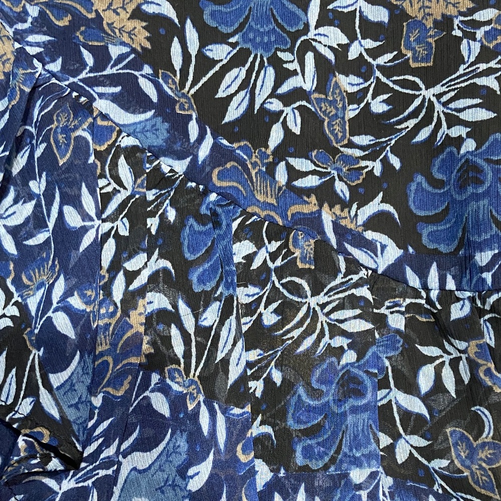Free People Blue Floral Mini Skirt - Picture 2 of 3